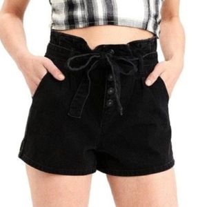 American Eagle Outfitters Black High Waist Shorts